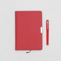 스티치 다이어리형 노트 볼펜세트 스몰다이어리