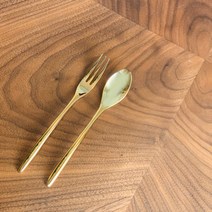 [소품톡톡] 골드스푼 골드포크 골드수저 디저트수저_골드커트러리