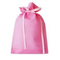엘리스 선물포장 기프트 부직포 주머니, 핑크, 30개