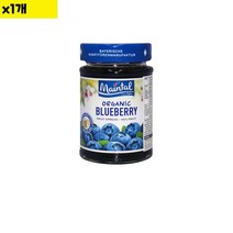 유기농 사과즙으로 만든 블루베리잼 200g 1개, 1