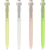 모리스 스타플로 마일드 3색 볼펜 낱개 / 다색 볼펜 / 저점도 잉크 / 부드러운 필기감 / 선명한 컬러 / 하이브리드 팁 / 부드러운 노크 버튼 / 독특한 헤더 디자인, Cream Yellow (크림 옐로우)