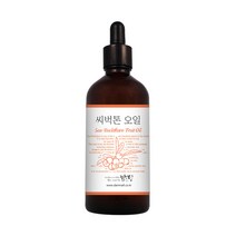 맑을담 씨벅톤오일 100ml 비정제 열매추출 100% 비타민나무오일, 1개