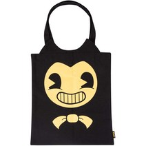 Bendy and the Ink Machine 밴디와 잉크기계 굿즈 빅페이스 밴디 캐릭터 에코백 토트백 블랙