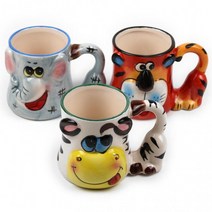 아이윙스 5000 나날 동물 머그컵 도자기컵 250ml, 랜덤