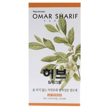 Uc굿샵Ye89Sv1210_오마샤 염색약 허브칼라크림 1호 자연흑갈색_Ce1Hf1175, 단일 수량