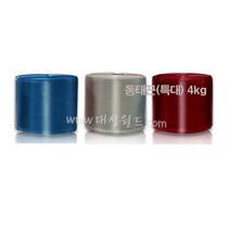 SR동태끈 4kg(특대) -1롤 / 칼라 포장끈 비닐끈 노끈, SR동태끈 4kg(특대) 파랑 - 1롤