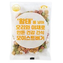 D17 황태오리버거 100g 오리고기버거 트릿 스틱 강아지버거 모이스트버거, 본상품선택