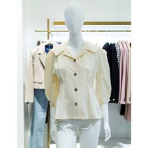 ab.f.z [ab.f.z] 빅카라 다트 블라우스 (APX5HB-43G)