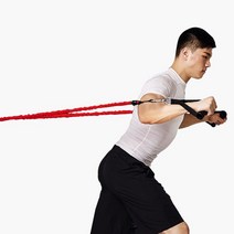 멀티 튜빙 밴드 근력 기구 홈트레이닝기구 가슴 어깨 등 팔 상체 스트레칭 운동기구