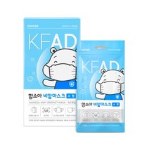 함소아 비말마스크 소형 KF-AD, 100개입, 6개, 화이트