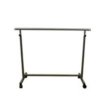 실버일자땜형 (완제품) 이동식행거 옷가게행거 120cm