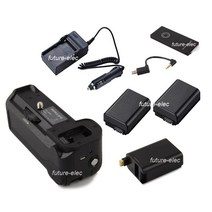 도착 배터리 손잡이 홀더 소니 알파 a6500 dslr + ir 리모트 2 NP-FW50 차량용 충전기 마이크로 usb 용 수직 셔터