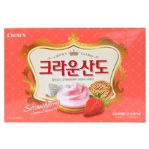 크라운산도 딸기크림치즈 323gx1박스, 323g, 1박스