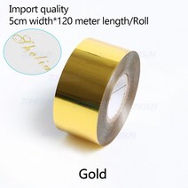 불박기 ZONESUN 5CM 롤 골드 실버 핫 호 일 스탬핑 종이 공예 열 프레스 전송 기계에 대 한 모방 구리, 1.gold