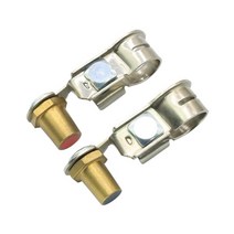 배터리 터미널 2 피스 클램프 핸디 설치 자동차 부품 컴팩트 사이즈 금속 커넥터 익스텐더 용품 클립, [01] TYPE1