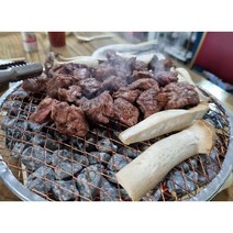 맥반석 석쇠 구이용 캠핑용 일회용 숯불 바베큐 야외 구리도금 그릴 불판+맥반석 약2kg, 1세트