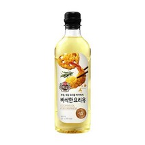 CJ 백설 바삭한 요리유 900ml 식용유 업소용식용유 콩식용유 1세트