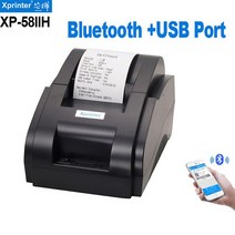 영수증 프린터 포스 출력기 주방 Xprinter-58mm 테이크아웃 블루투스 Pos 소형 티켓 열전사 쇼핑몰 레스토랑 케이터링 산업용 계산원, [02] 58IIH USB Bluetooth, [02] 미국 플매트 카펫 러그, 1개
