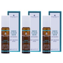 산수시 아쿠아 클리어 스틱 5ml, 3개