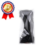 KP 블랙택끈(대)23cm(약1000개입) 상표끈 라벨끈 실고리 실고리핀 택끈 택핀 택고리