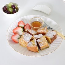 골드라인 코튼 예쁜 신혼그릇 접시 플레이트, 골드라인 코튼_접시L(23cm)