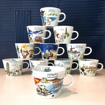 [PEANUTS] 스누피 세계 여행 340ml 머그컵 11종 택1 3870034, 11. 하와이 3870039