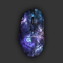 마우스패치 스티커 G502 적합 플립 모피 느낌 Logitech g402 모든 항목을 포함하는 미끄럼 방지 땀 보호 필름, 모두 포함(패턴: 시작) - Logitech g4