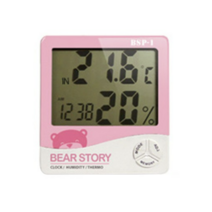 디지털 온습도계 핑크 BSP-1, 2개