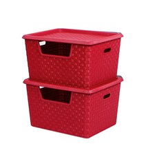 지오리빙 클린존 30L 분리수거함, 2단(마르살라)