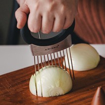 양파 야채 슬라이서 커팅 홀더 냄새제거 스텐 비누 세트