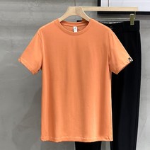 Z3JC 남자 반팔 솔리드 실켓 티셔츠