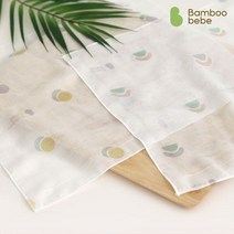 밤부베베 시그니처 온마을 거즈손수건 작은달이 6장