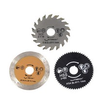 원형톱 유선 무선 핸드형 소형 스크롤쏘 7인치 충전식 합판자르기 1/3pcs 직경 54.8mm 미니 원형 톱 블레이드 목재 절단 목공 지원 dropshipping, 07 3PCS Only blade