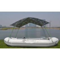 INTEX 두꺼운 고무 보트 엔진 선외기 낚시배 튜브 레프팅 래프팅 브라켓 낚시 카약, 5인 캐노피