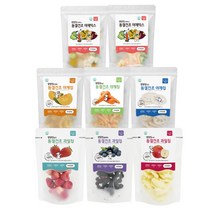 강아지 야채 간식 과일칩 동결건조 사과 딸기 당근 단호박 연근 고구마 반려견 노견 애견, 야채믹스 1호 40g