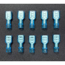 전오전기 385638 FEM 2.5SQ 압착단자 암놈(Female) 청색 10EA