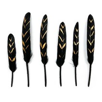 (주)아트인 브이 깃털(블랙10개)