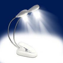월드마켓 휴대용 LED 침대 독서등 북라이트 집게형 인테리어등