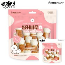 띵커바우츄 치킨껌 15P 380G 강아지 간식 개껌 강아지치석제거껌