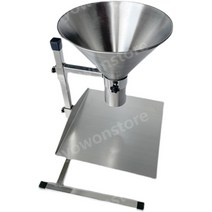 스테인리스 깔때기 초대형 깔대기 식당 진공 포장, 직경 2cm