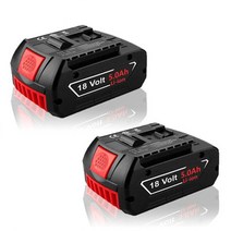 우스틴스 18V BAT609 BAT610 6.0AH 7.0AH 8.0AH 9.0AH 보쉬 호환되는 충전배터리 2PCS, 6AH