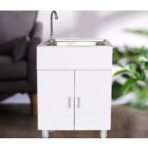 씽크대하부장 주방 스테인레스 스틸 캐비닛 단일, Q