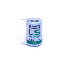 SAFT PLC열량계배터리 LS14250 1 1핀 2AA 3.6V, 1개, 1개
