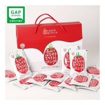 한우지애 간편한 부여농부의 대추방울토마토즙 120mlx30ea GAP 인증 / 껍질과 씨 제거 갈아만든주스 부모님 출산 명절 선물 회사 탕비실 손님접대, 4set