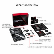 에이수스 ASUS ROG Crosshair VIII Hero 마더보드 X570 .. 정품보장