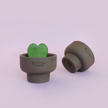 이천 로자리안 앵두팟 에보니 콩분 미니 화분 토기 토분 클래식 테라코타 국산 수제 빈티지 토분