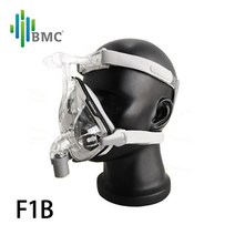 스마트 코골이 방지 양압기BMC-FM2/F1A/F1B/F4 코골이 용 풀 페이스 마스크 의료용 CPAP BiPAP 소재 크기, 03 F1B_01 작은