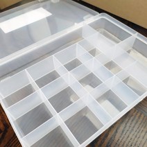 나노블럭 작은레고보관 15칸 소품통 조립장난감통 소품함, 1개