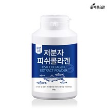 올바른습관 100% 저분자 피쉬콜라겐 가루 어류콜라겐 170g, 3통