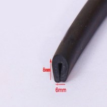 1미터 U 채널 자동차 도어 윈도우 엣지 가드 고무 씰링 스트립 웨더스트립 유리 트림 샤워 씰 가스켓, 18 3x6mm